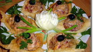 Горячая закуска Пескарики