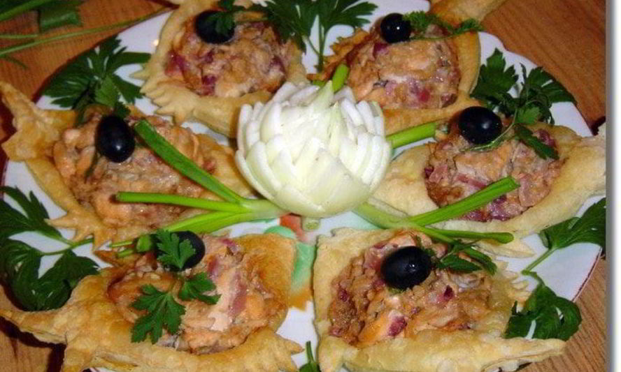 Рецепт горячей закуски пескарики