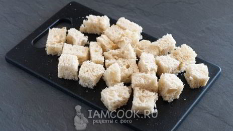 гренки из белого хлеба в духовке