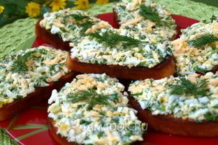 Гренки с сыром и чесноком