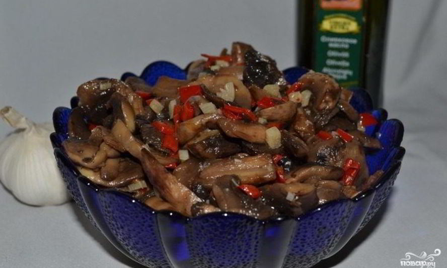 Рецепт грибной закуски