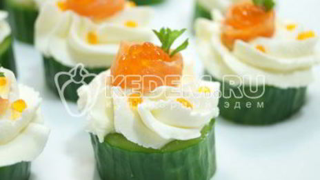 новогоднее канапе