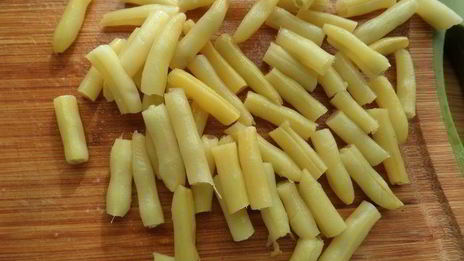 крабовые крокеты с кускусом и овощами