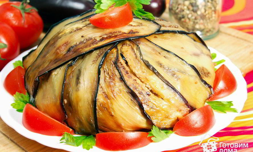Рецепт купола из баклажанов
