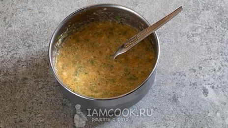 фриттата с макаронами