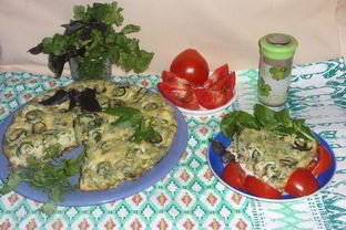 Фриттата с цукини