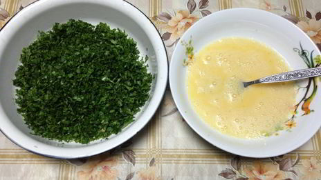 кюкю — омлет с зеленью