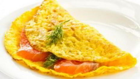 омлет из желтков
