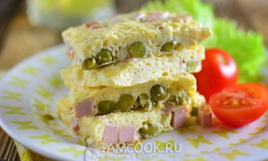 Рецепт омлета на сковороде