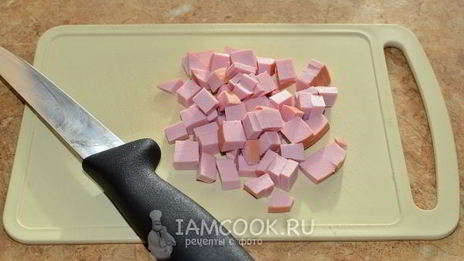 омлет на сковороде