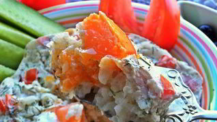 Омлет рыбный Дачный