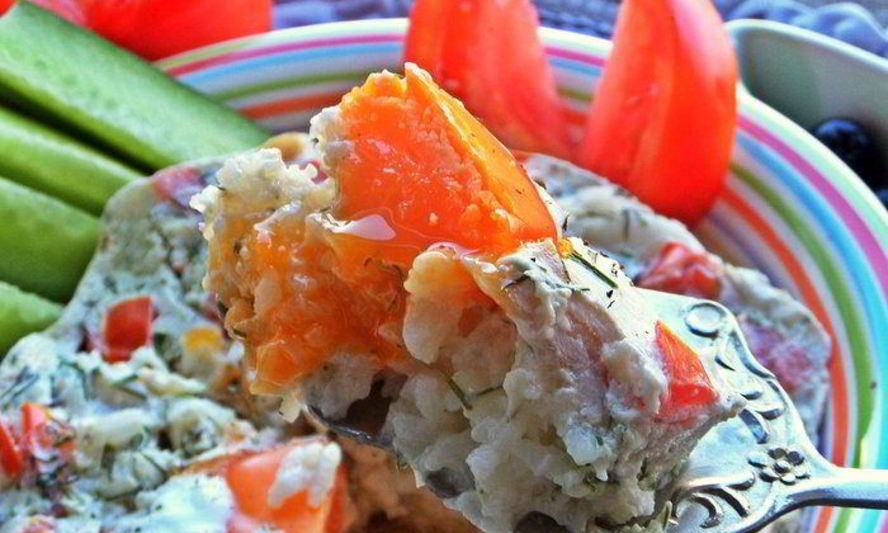 Рецепт омлета рыбного дачного