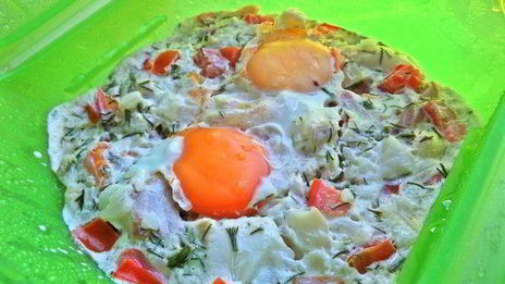 омлет рыбный дачный