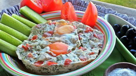 омлет рыбный дачный