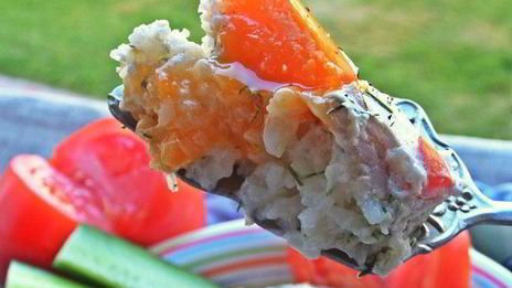 омлет рыбный дачный