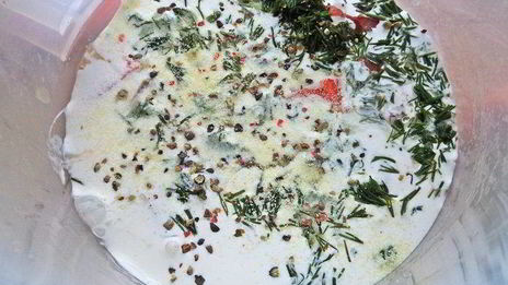 омлет рыбный дачный