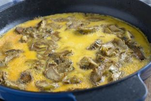 Омлет с артишоками