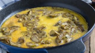 Омлет с артишоками