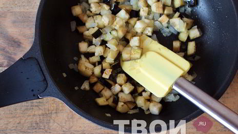 омлет с баклажанами