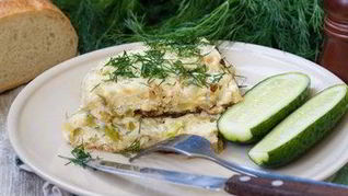 Омлет с кабачками