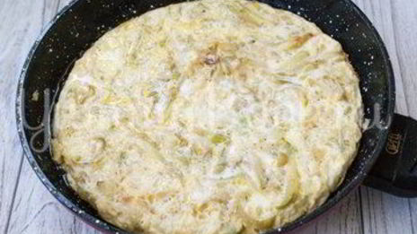 омлет с кабачками