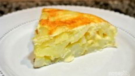 омлет с картофелем