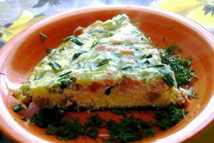 Омлет с кефиром