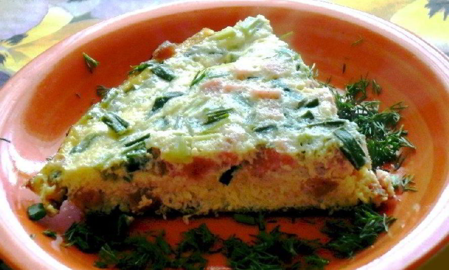 Рецепт омлета с кефиром