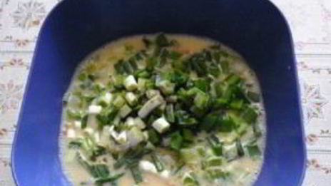 омлет с кефиром