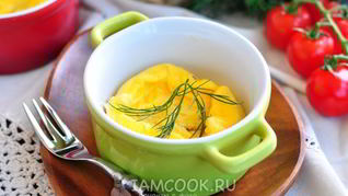 Омлет с молоком в микроволновке