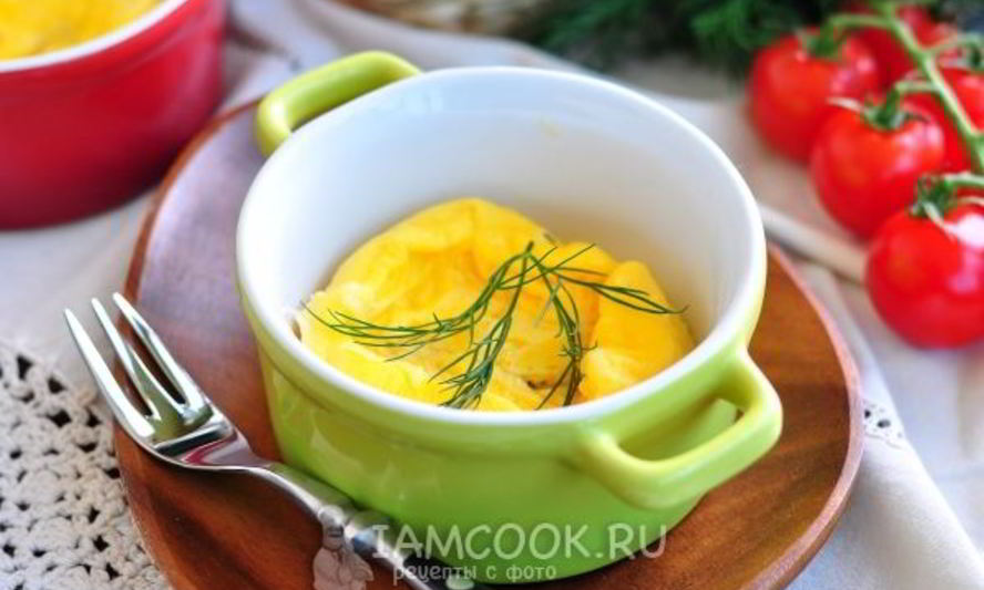 Рецепт омлета с молоком в микроволновке