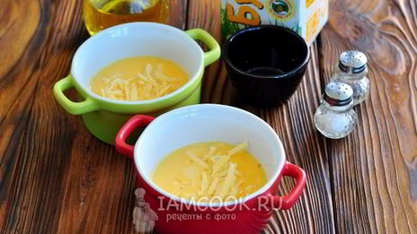 омлет с молоком в микроволновке