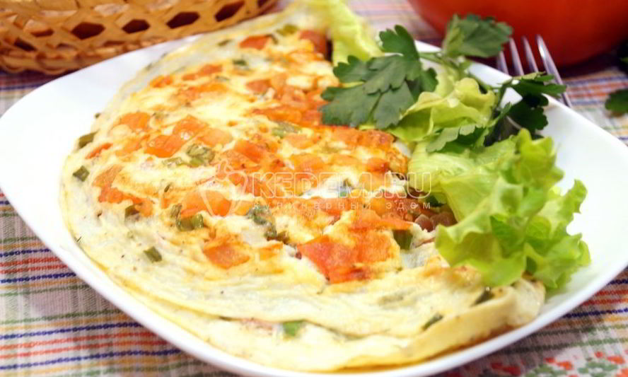 Рецепт омлета с помидорами неаполитанский