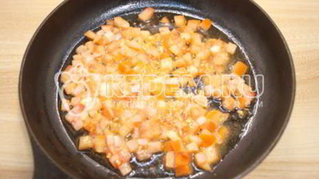 омлет с помидорами неаполитанский