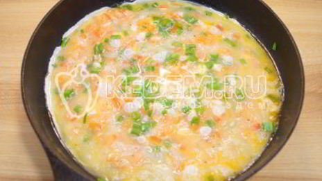 омлет с помидорами неаполитанский