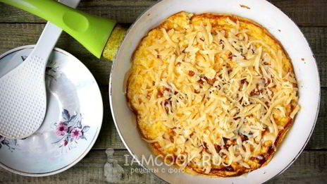 омлет с сыром на молоке