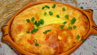 Омлет с сыром в духовке