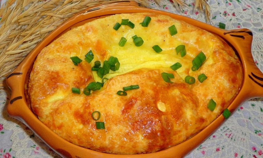 Рецепт омлета с сыром в духовке