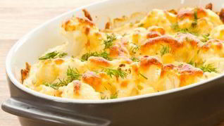 Омлет с цветной капустой в духовке