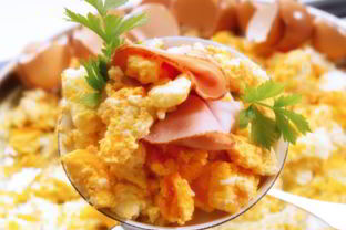 Омлет с ветчиной и сыром