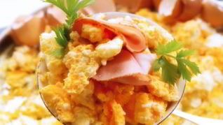 Омлет с ветчиной и сыром