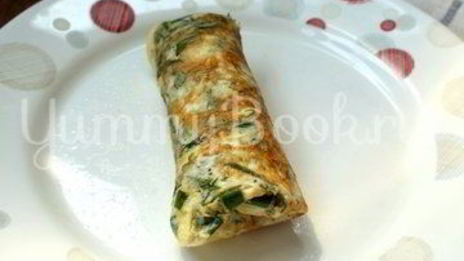 омлет с зеленью