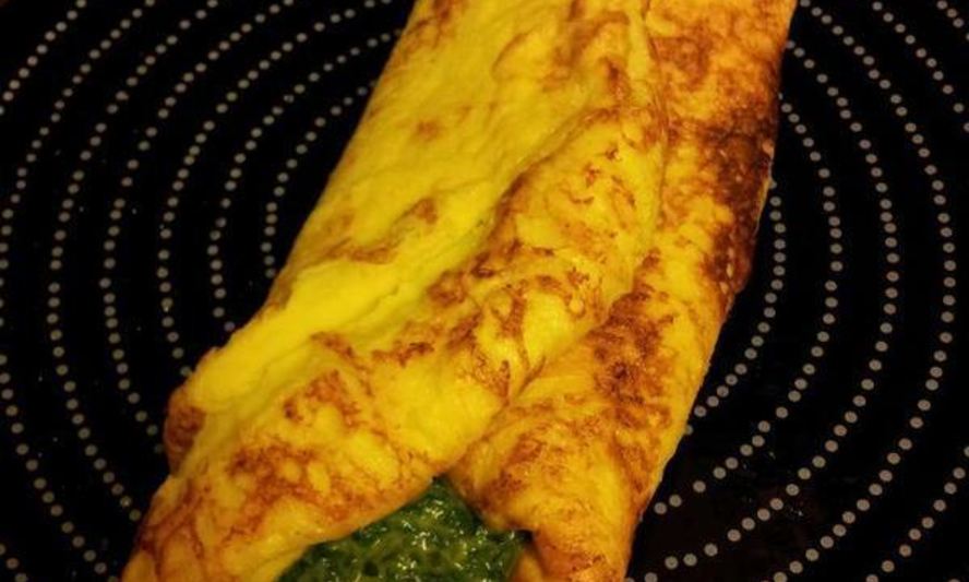 Рецепт омлета со шпинатом