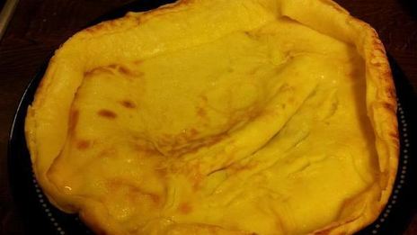 омлет со шпинатом