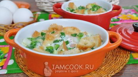 омлет студенческий в микроволновке