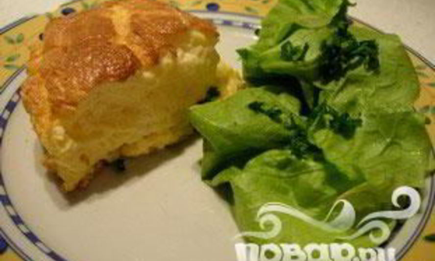 Рецепт омлета-суфле с сыром