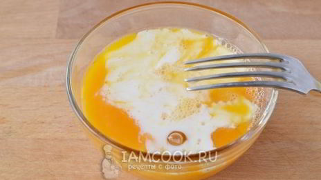 омлет в пакете