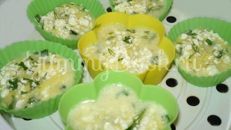 паровой омлет с творогом из мультиварки