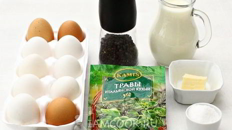 пышный омлет в мультиварке