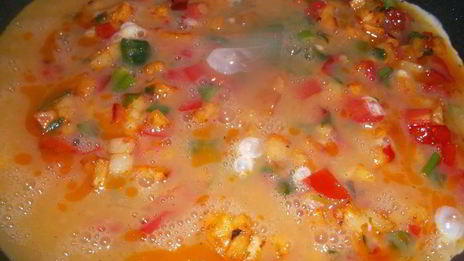 сытный омлет